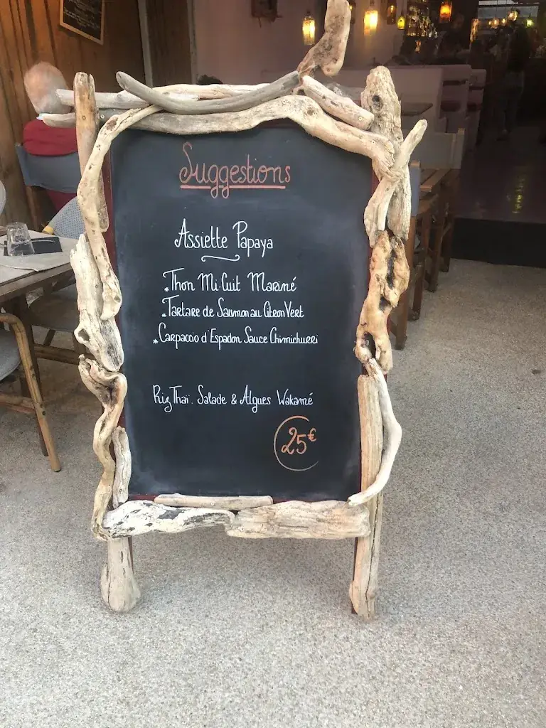 Menu_Le Papaya_Hyères_image_3