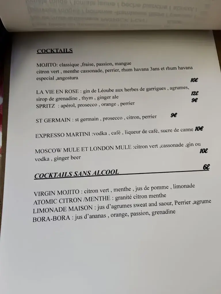 Menu_Au Pied d'Poule_Hyères_image_3