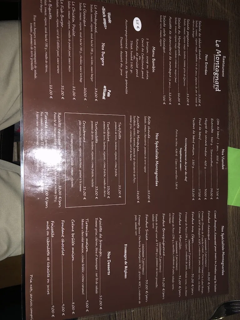 Menu_Le Montagnard_Risoul_immagine_2