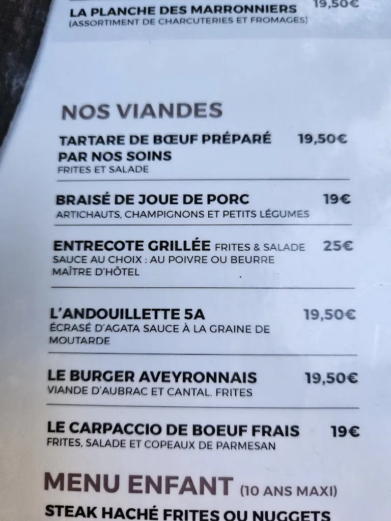 Menu_Restaurant la Terrasse des Marronniers_Gréoux-les-Bains_image_4