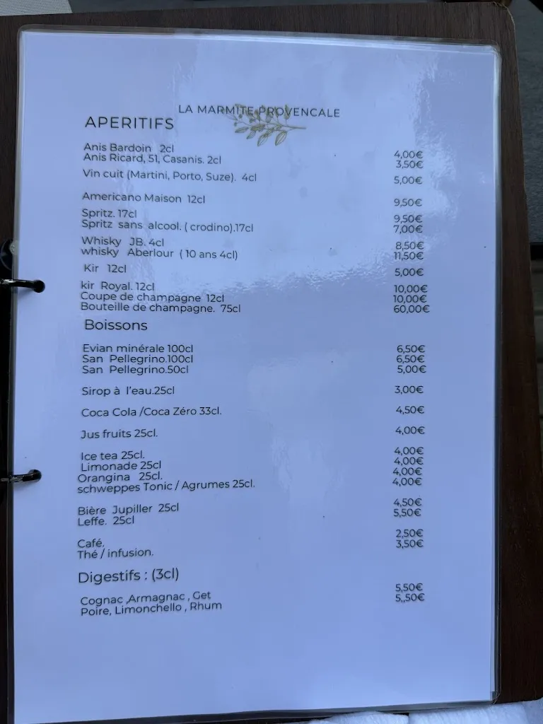 Menu_La Marmite_Gréoux-les-Bains_image_2