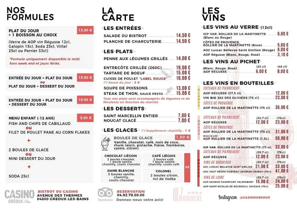 Menu_Bistrot du Casino de Gréoux les bains_Gréoux-les-Bains_image_1