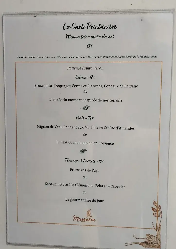Menu_Restaurant Massalia_Gréoux-les-Bains_image_2