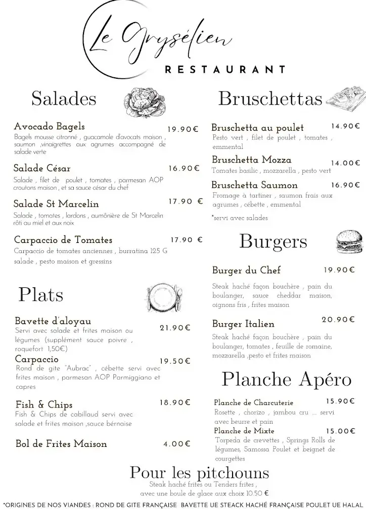 Menu_Le Grysélien_Gréoux-les-Bains_image_1
