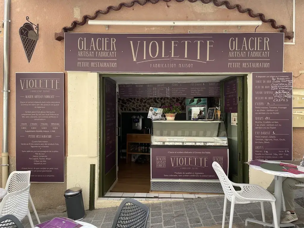 VIOLETTE - Glacier Artisan Fabricant restaurant in Gréoux-les-Bains
