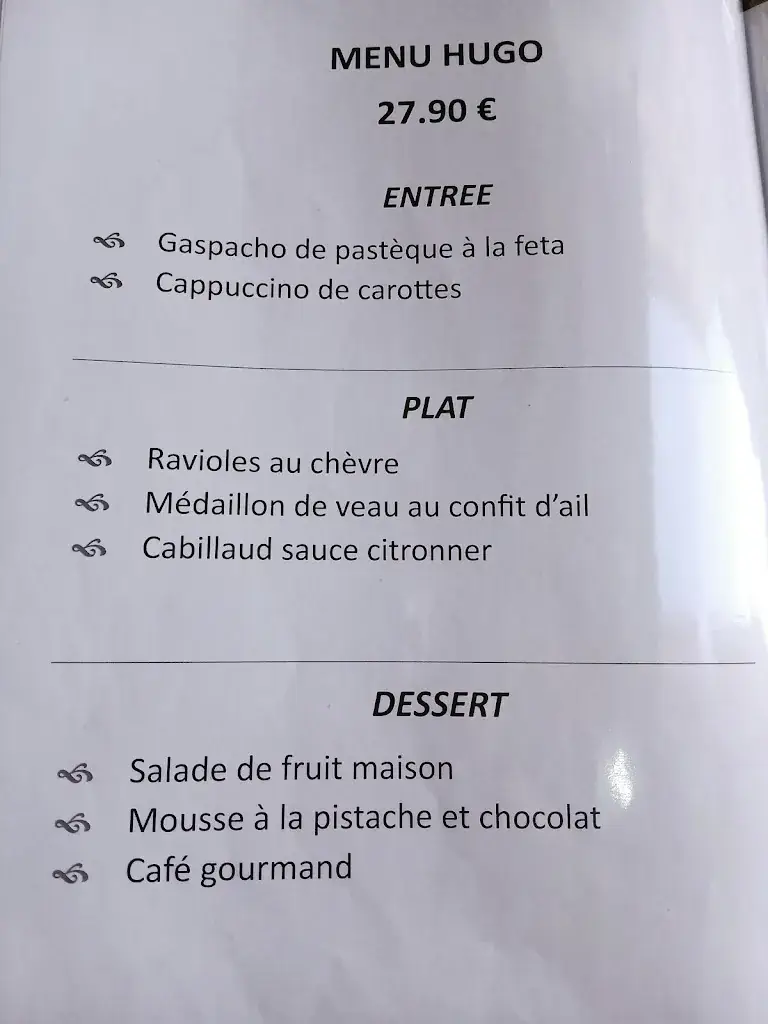 Menu_Restaurant LA FARIGOULE spécialités provençales NYONS_Nyons_image_2