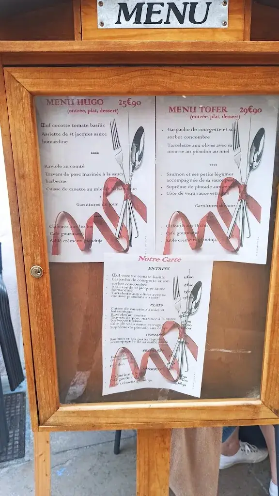 Menu_Restaurant LA FARIGOULE spécialités provençales NYONS_Nyons_image_4