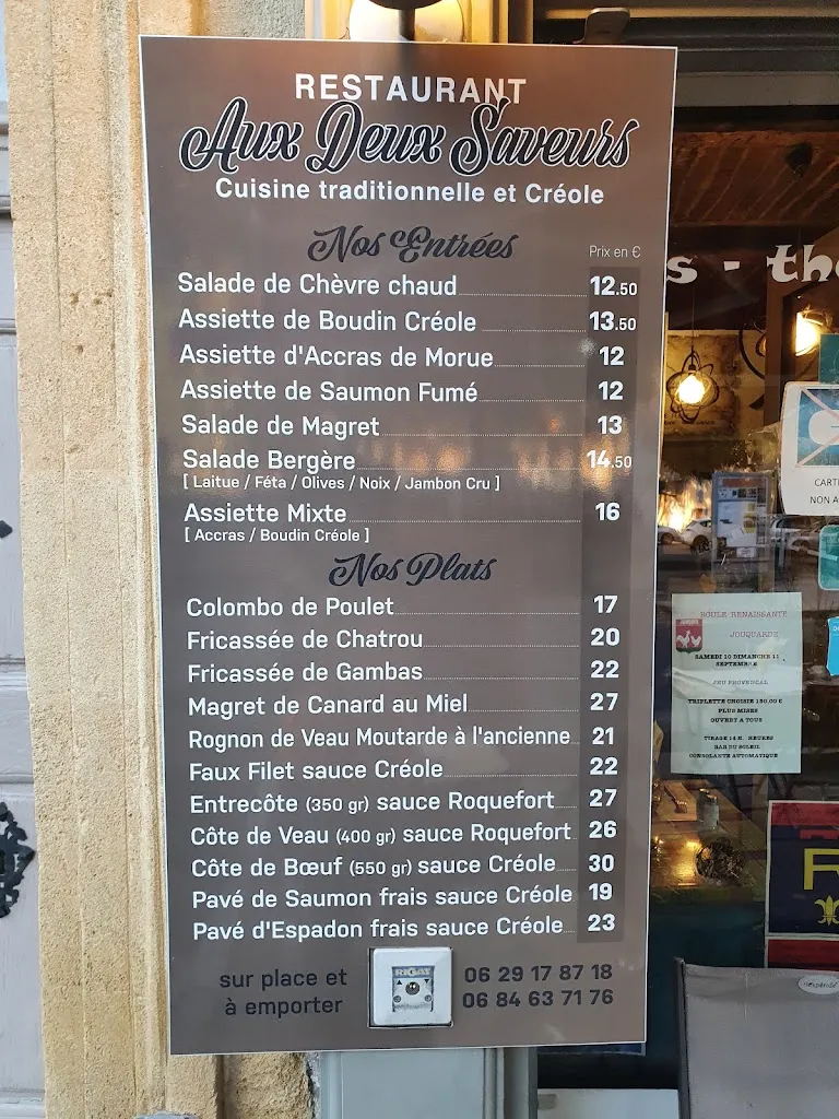 Menu_Restaurant Aux Deux Saveurs_Jouques_image_1