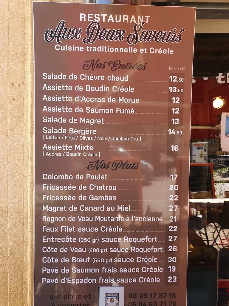 Menu_Restaurant Aux Deux Saveurs_Jouques_image_2