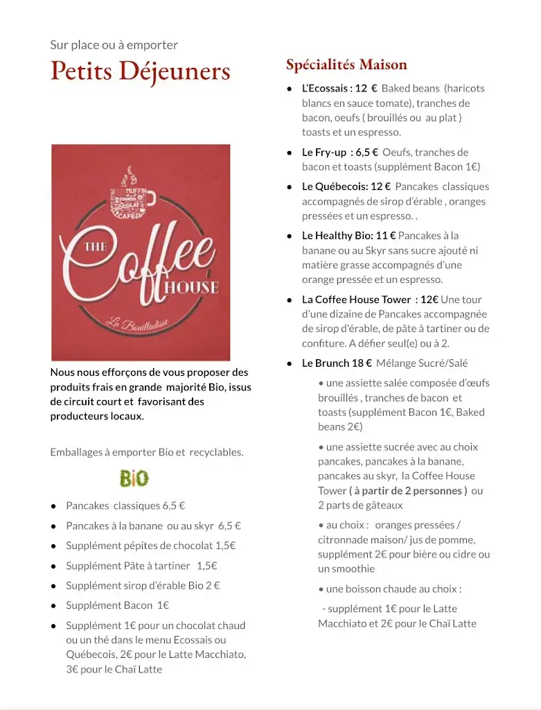 Menu_The coffee House la bouilladisse_Bouilladisse_image_1