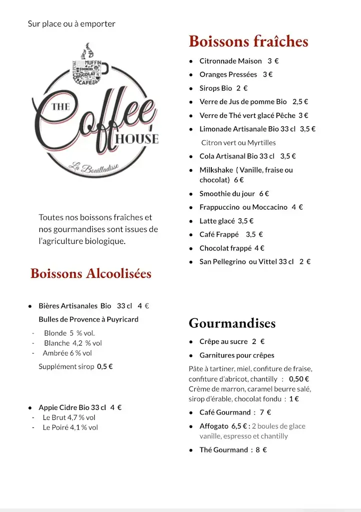 Menu_The coffee House la bouilladisse_Bouilladisse_image_4
