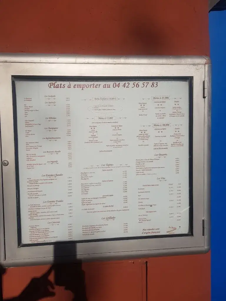 Menu_La Table Marocaine_Istres_image_3