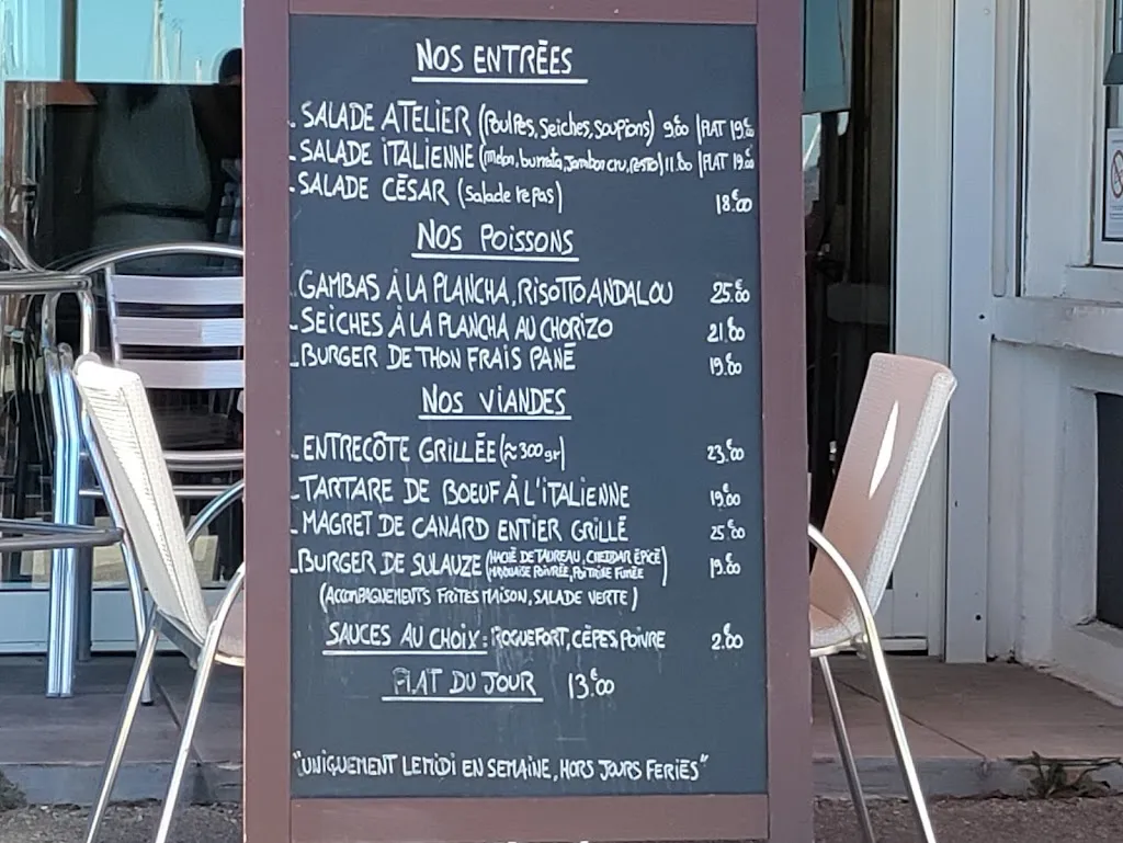 Menu_L' atelier restaurant_Istres_image_1