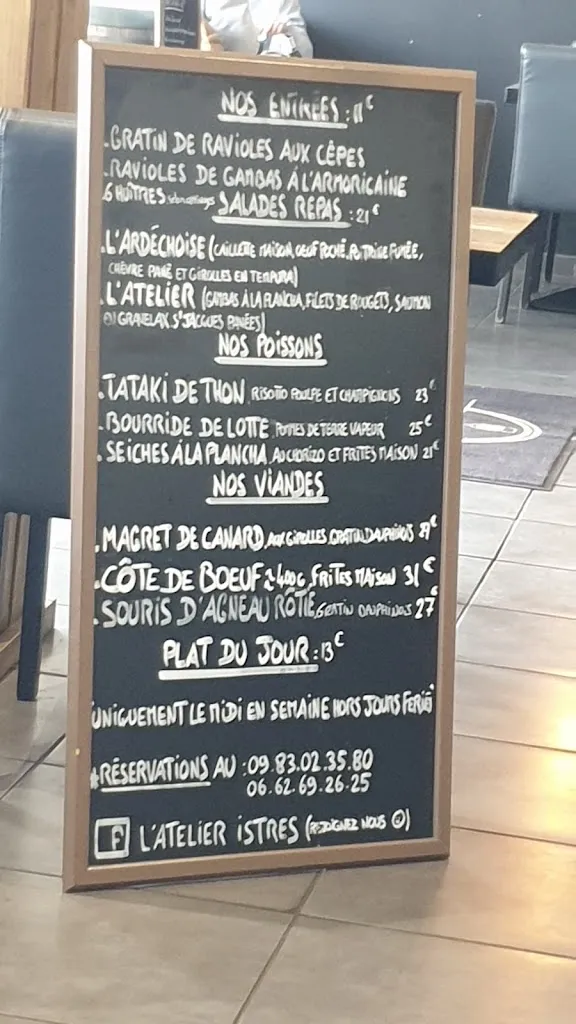 Menu_L' atelier restaurant_Istres_image_2