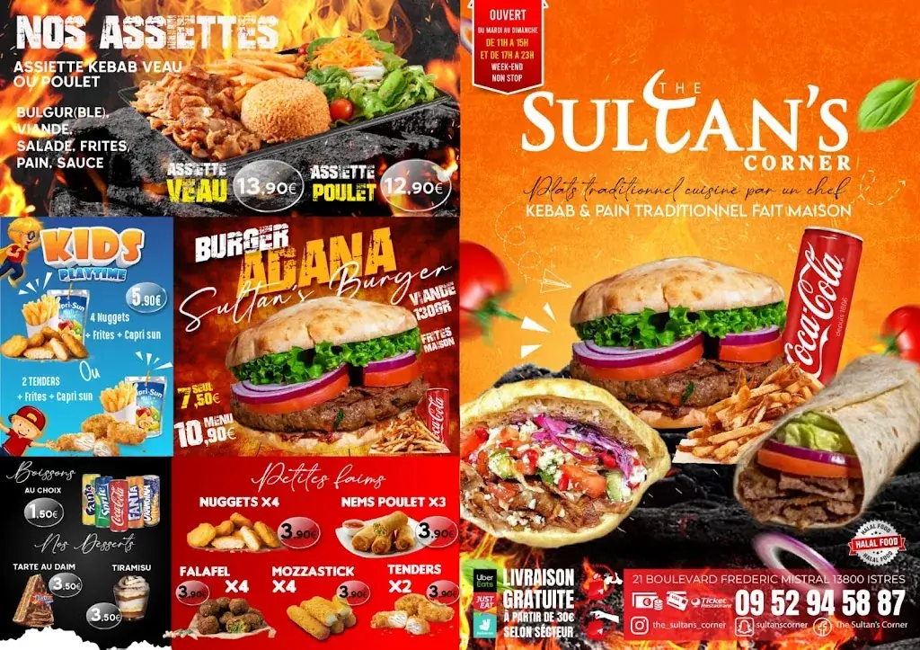 Menu_The Sultan’s corner ( Istres )_Istres_image_2