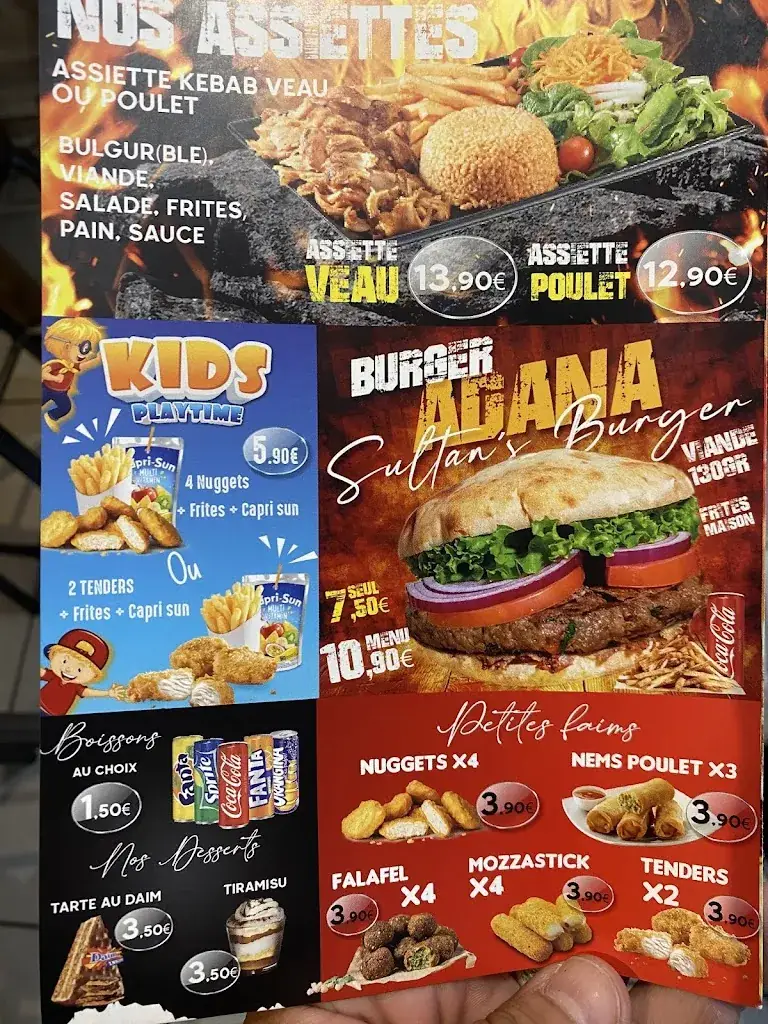 Menu_The Sultan’s corner ( Istres )_Istres_image_4