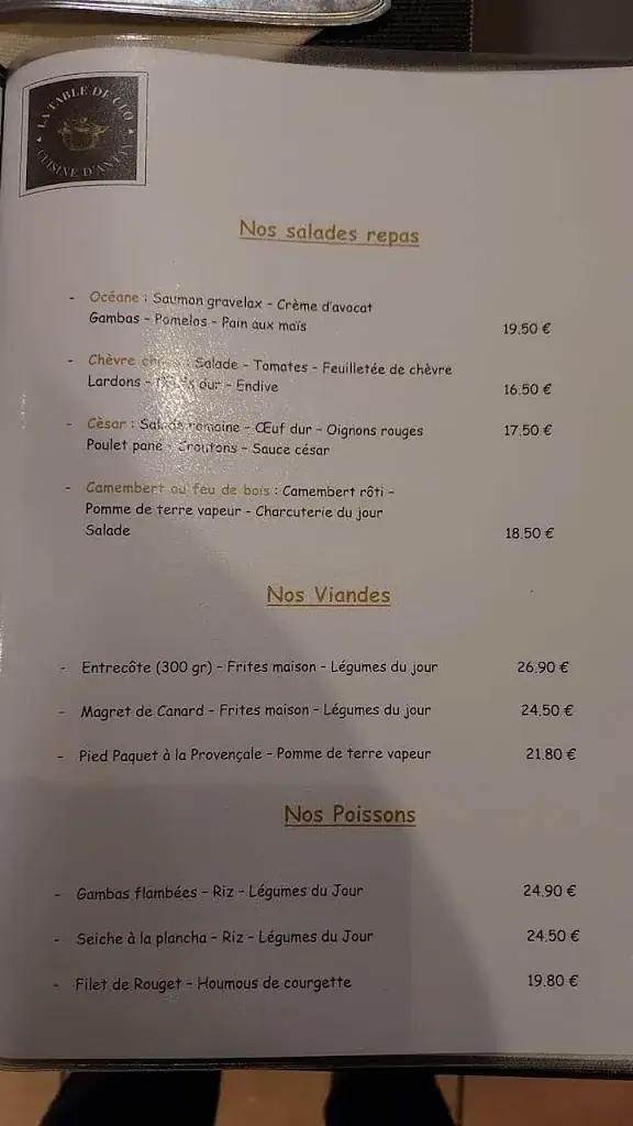 Menu_La Table de Clo_Istres_image_3