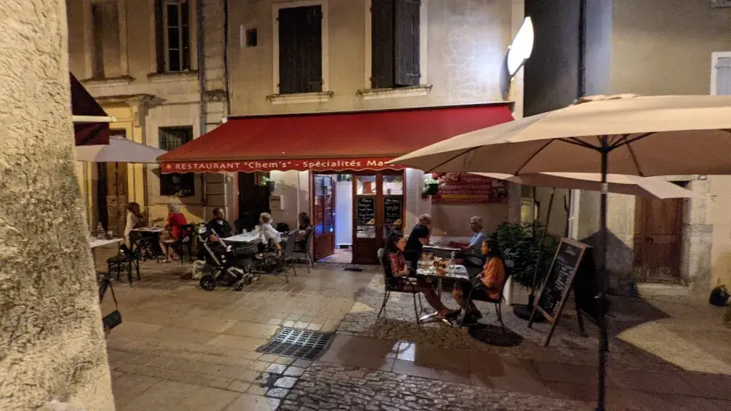 Chem's restaurant in Nyons