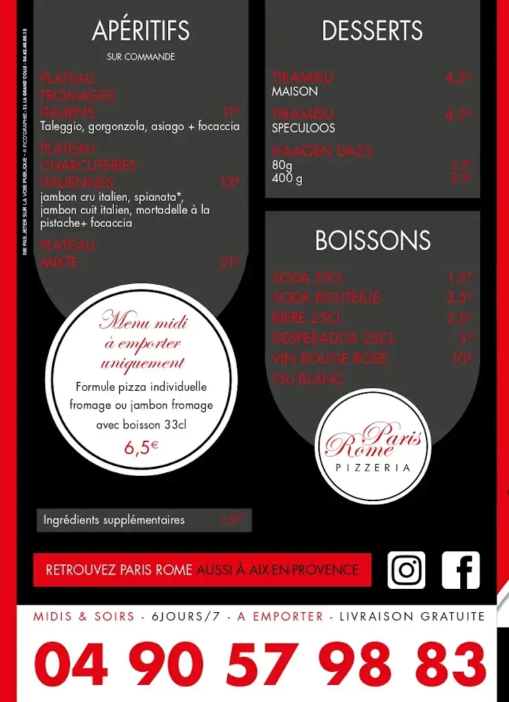 Menu_Paris Rome_Istres_immagine_1