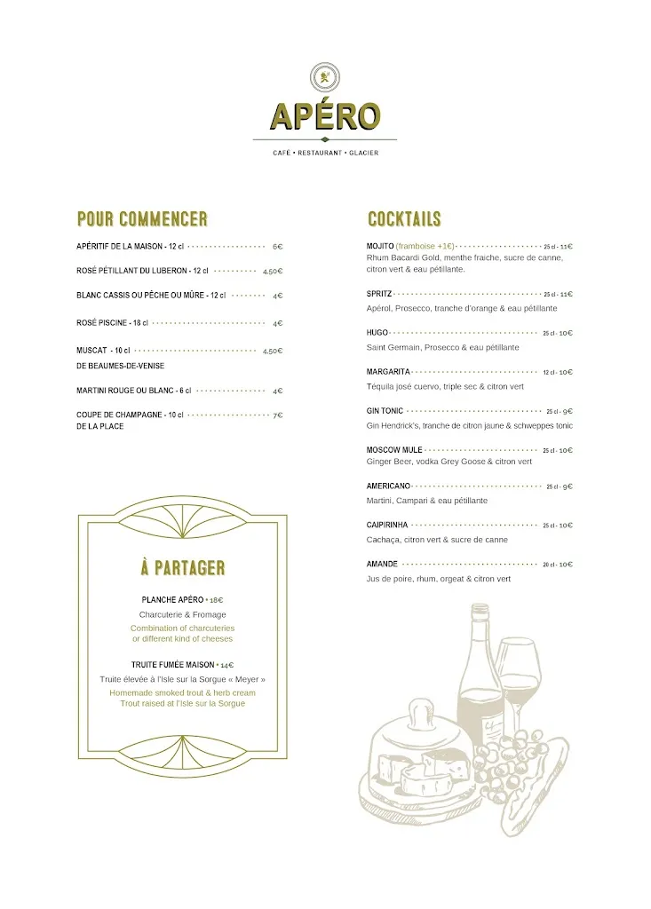 Menu_Au Chineur l'Isle sur la Sorgue_L'Isle-sur-la-Sorgue_image_2