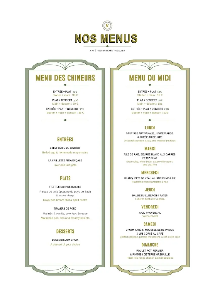 Menu_Au Chineur l'Isle sur la Sorgue_L'Isle-sur-la-Sorgue_image_3