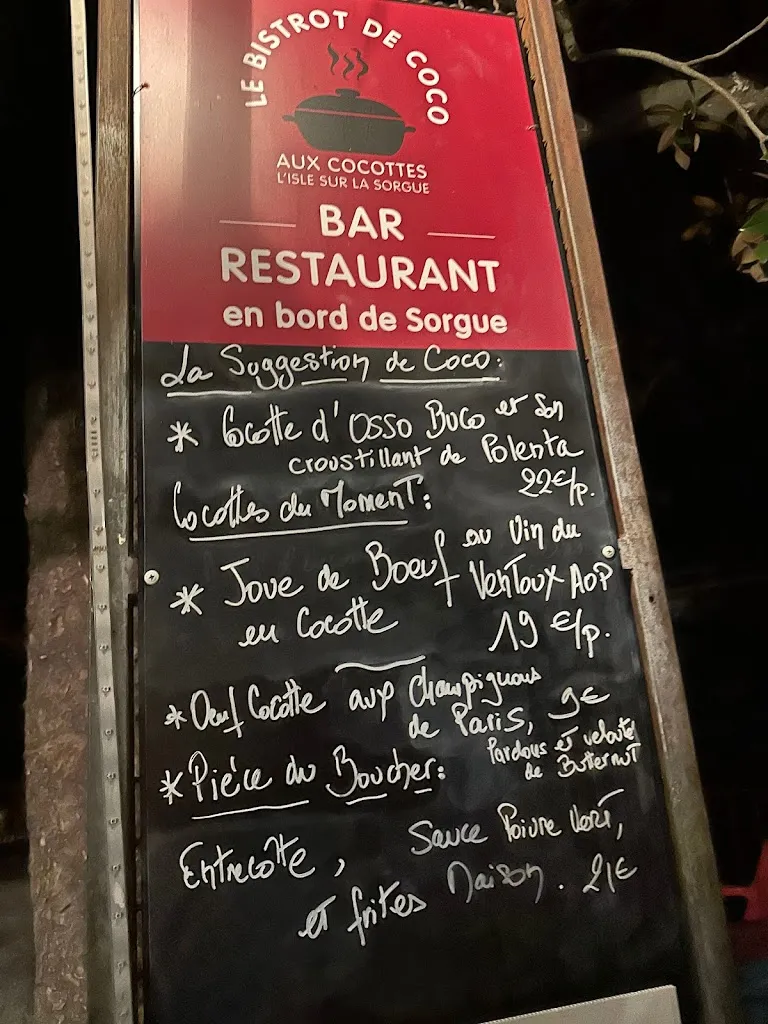 Menu_Le BISTROT DE COCO_L'Isle-sur-la-Sorgue_immagine_2