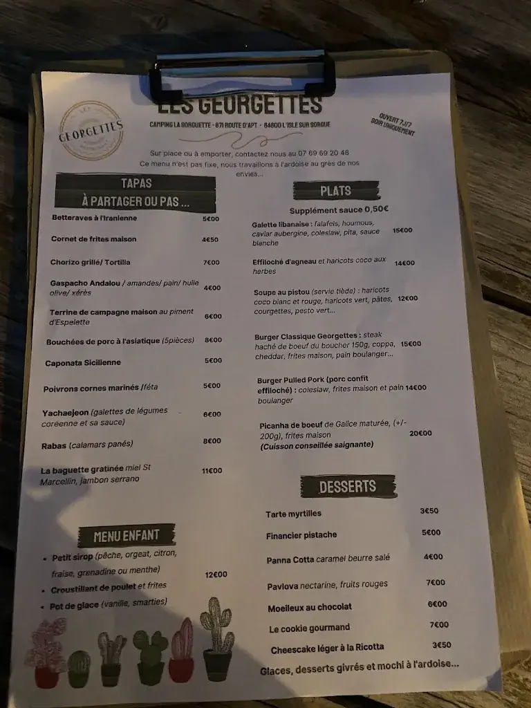 Menu_Les Georgettes_L'Isle-sur-la-Sorgue_image_1