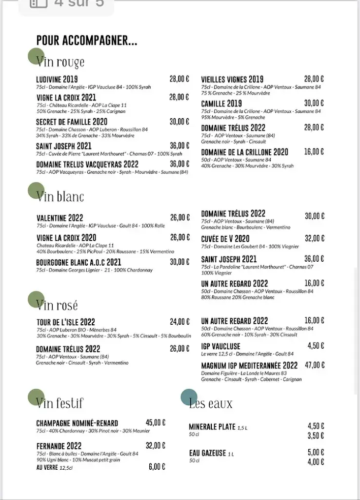 Menu_Le Saint Antoine_L'Isle-sur-la-Sorgue_image_2