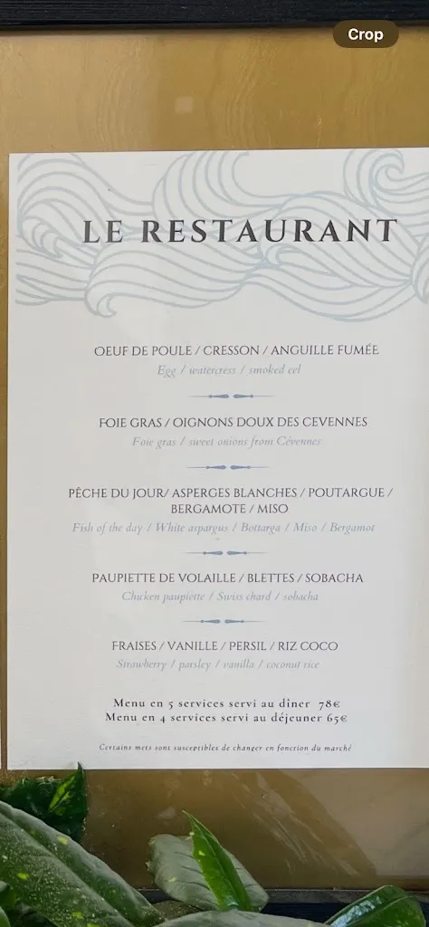 Menu_Restaurant La Prévôté_L'Isle-sur-la-Sorgue_image_3