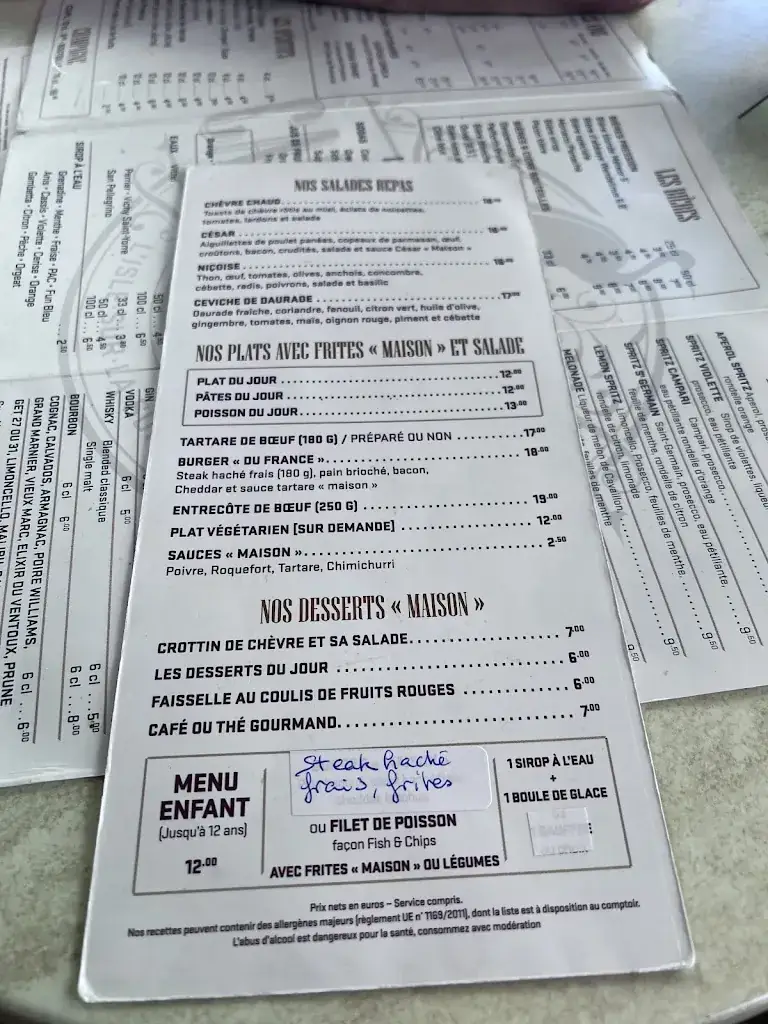 Menu_Café de France L'Isle sur la Sorgue_L'Isle-sur-la-Sorgue_immagine_3