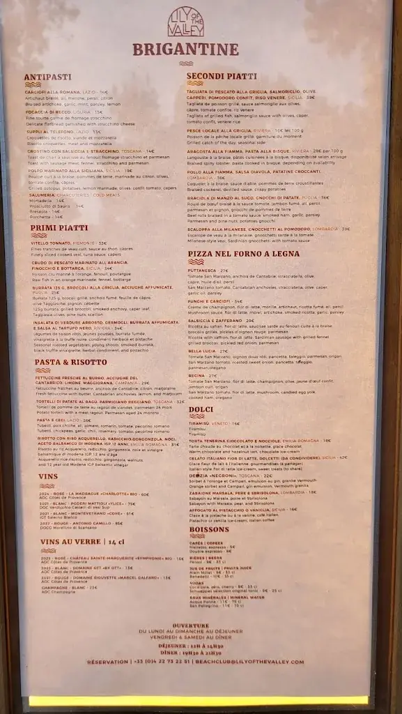 Menu_La Brigantine_Croix-Valmer_image_1