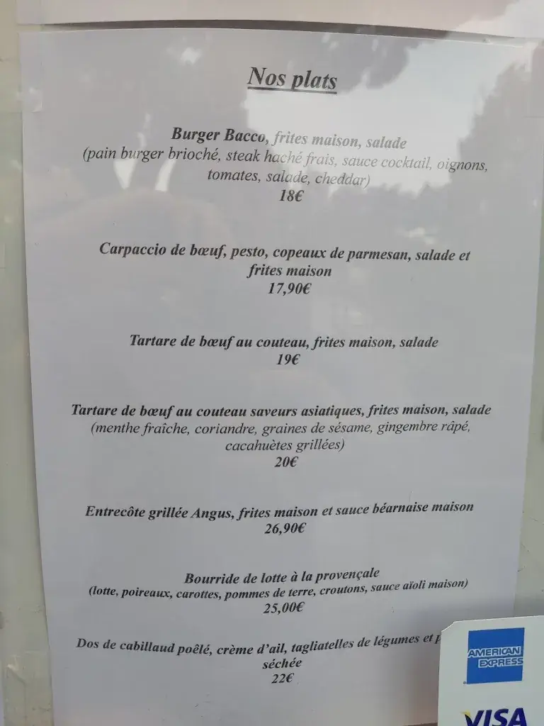 Menu_Restaurant La Villa Bacco_Croix-Valmer_image_3