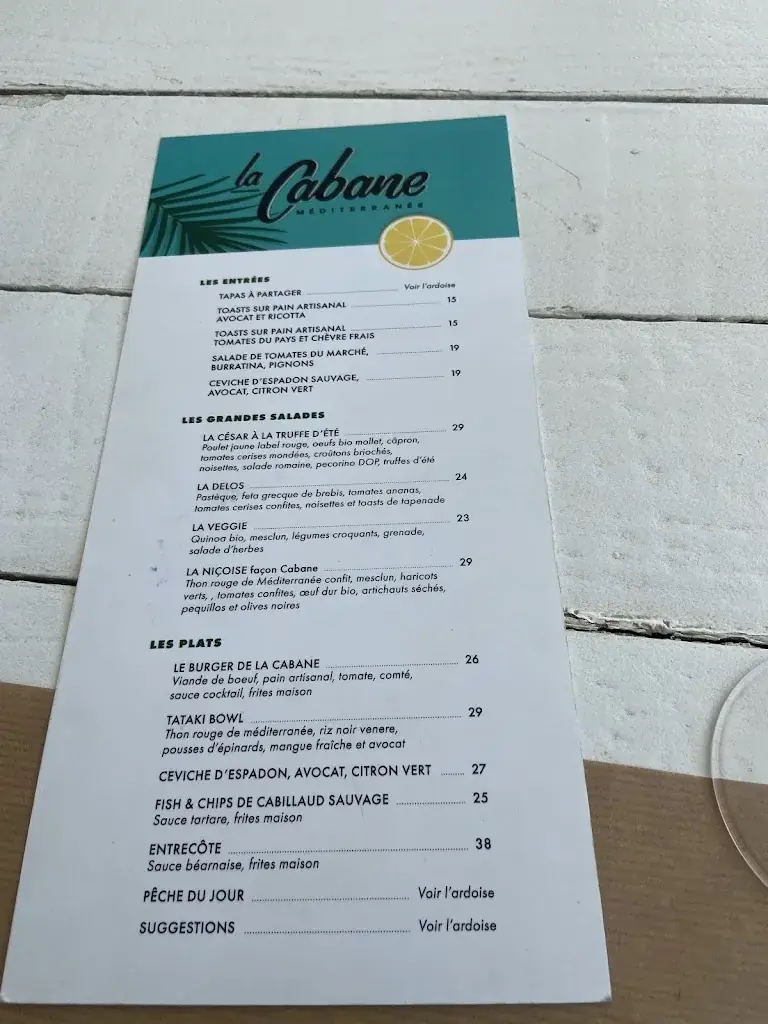 Menu_La Cabane Méditerranée_Croix-Valmer_image_3