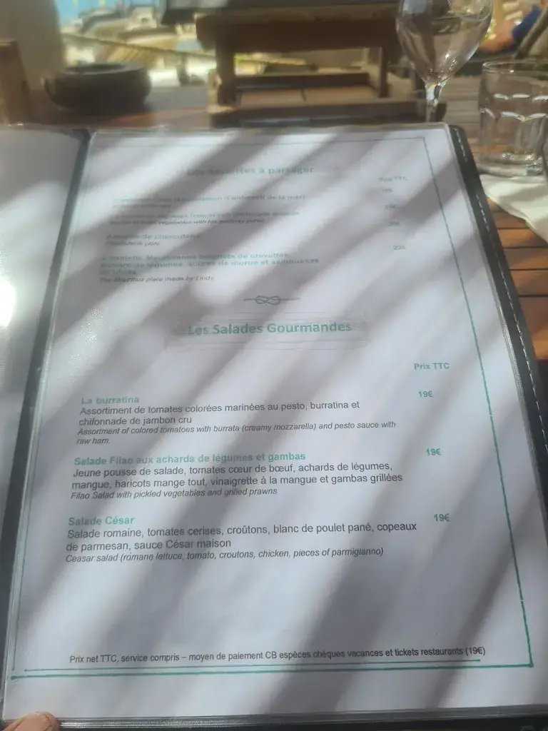 Menu_Le Filao Plage_Croix-Valmer_image_4