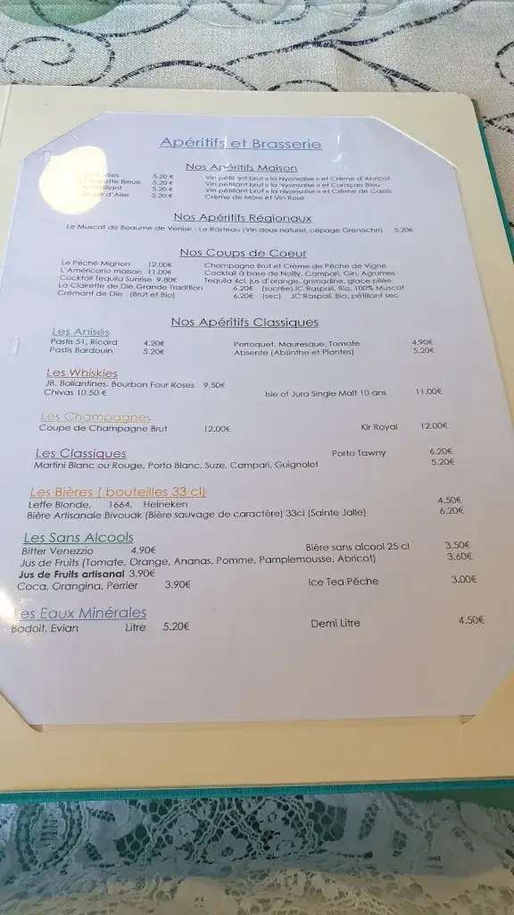 Menu_Restaurant La Charrette Bleue_Condorcet_image_1