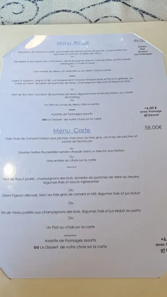 Menu_Restaurant La Charrette Bleue_Condorcet_image_3