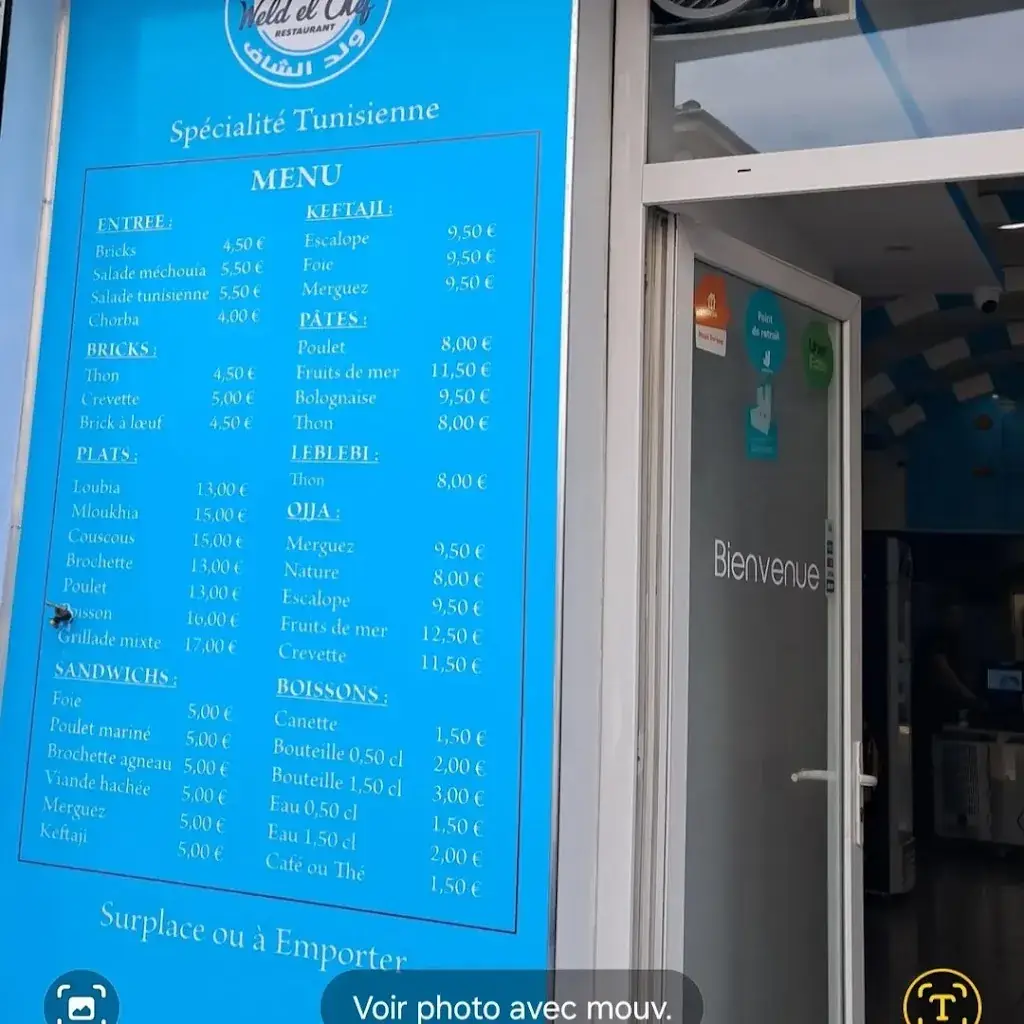 Menu_Restaurant weld el chef_Marseille_image_4