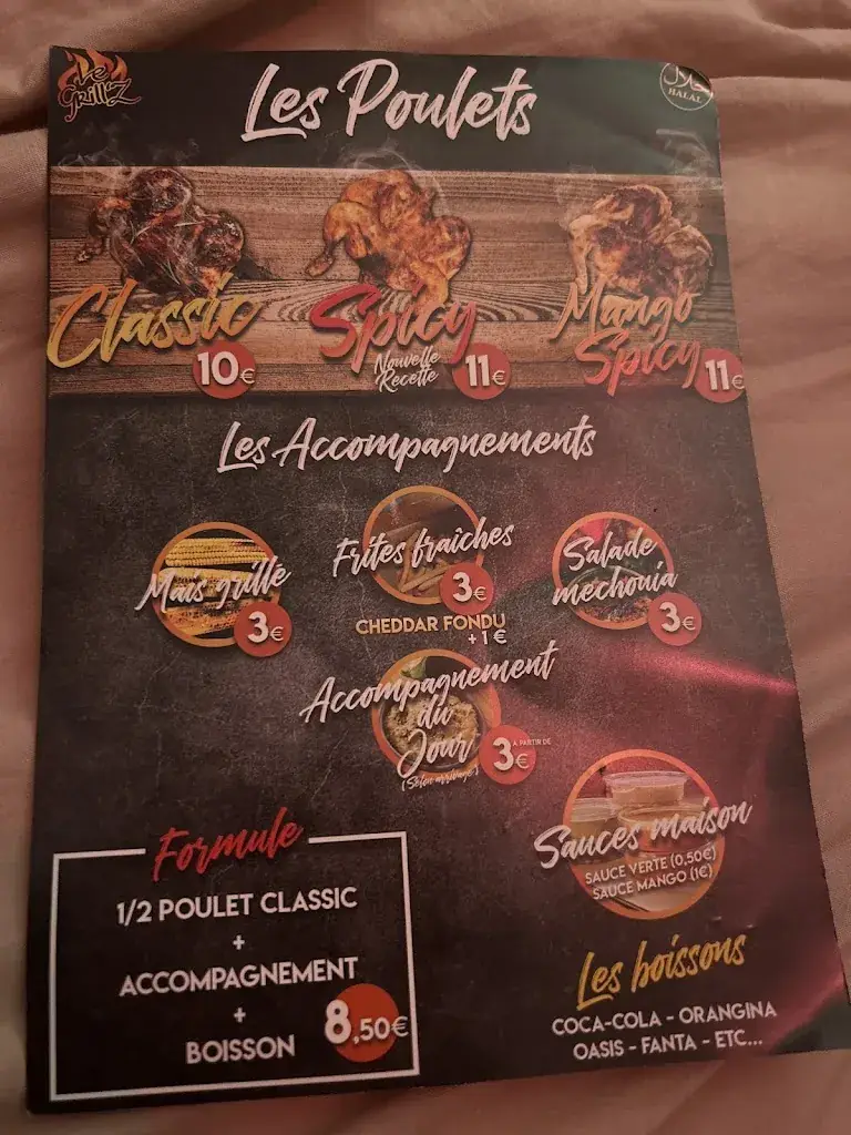 Menu_Le Grill'Z Capelette - Poulet Braisé_Marseille_image_1