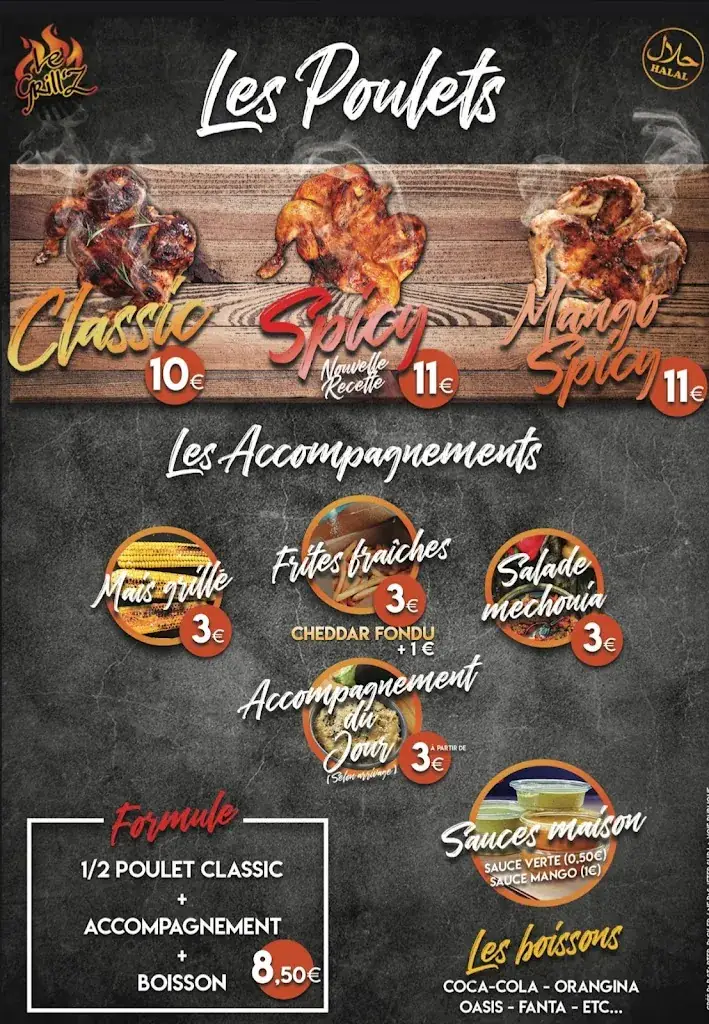 Menu_Le Grill'Z Capelette - Poulet Braisé_Marseille_image_2