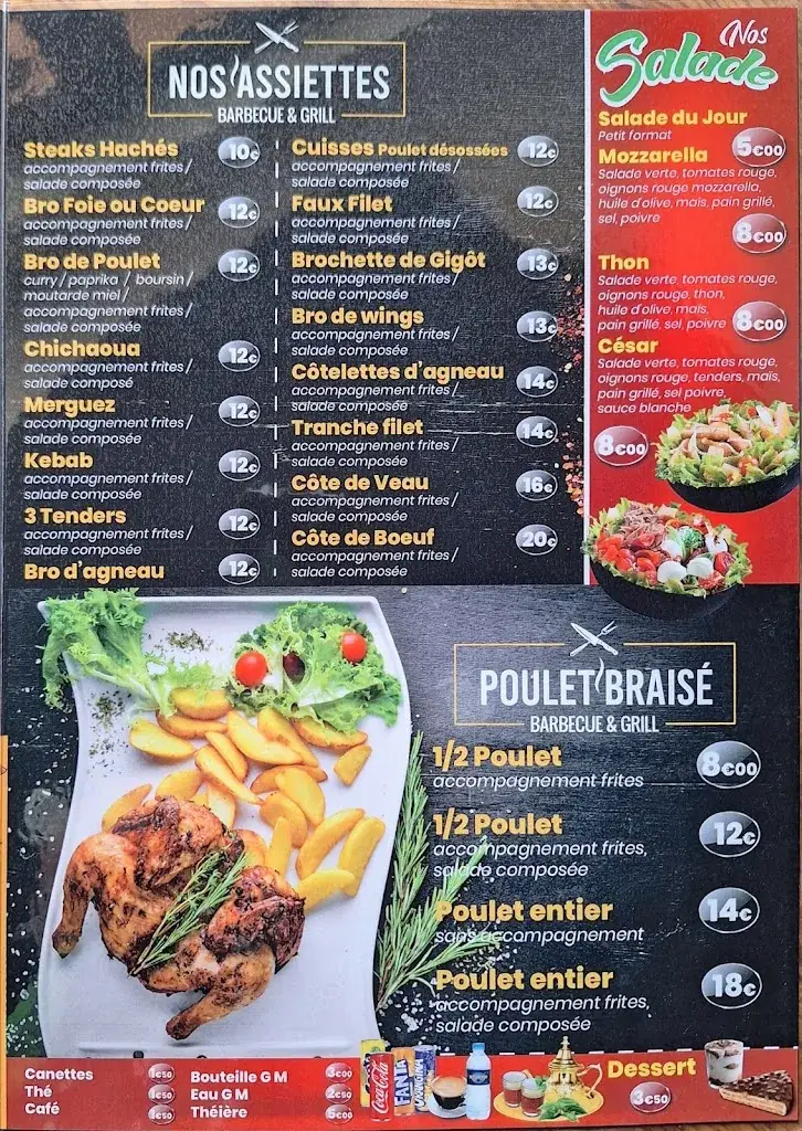 Menu_la grillade de l'Huveaune._Marseille_immagine_1