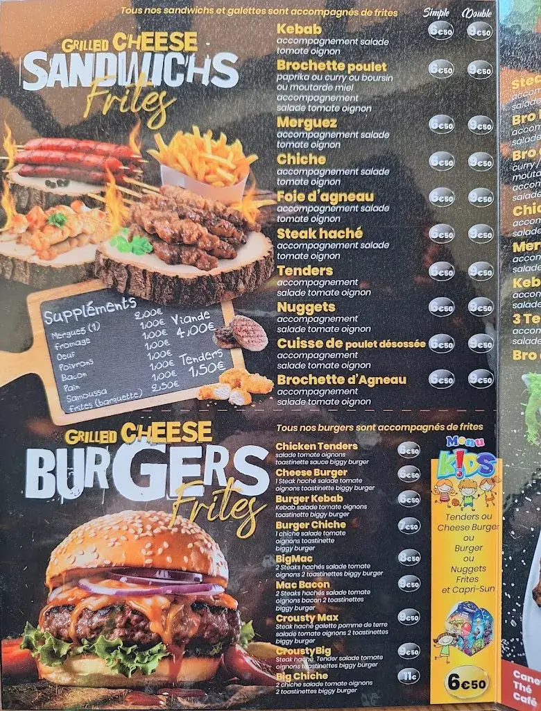 Menu_la grillade de l'Huveaune._Marseille_immagine_3