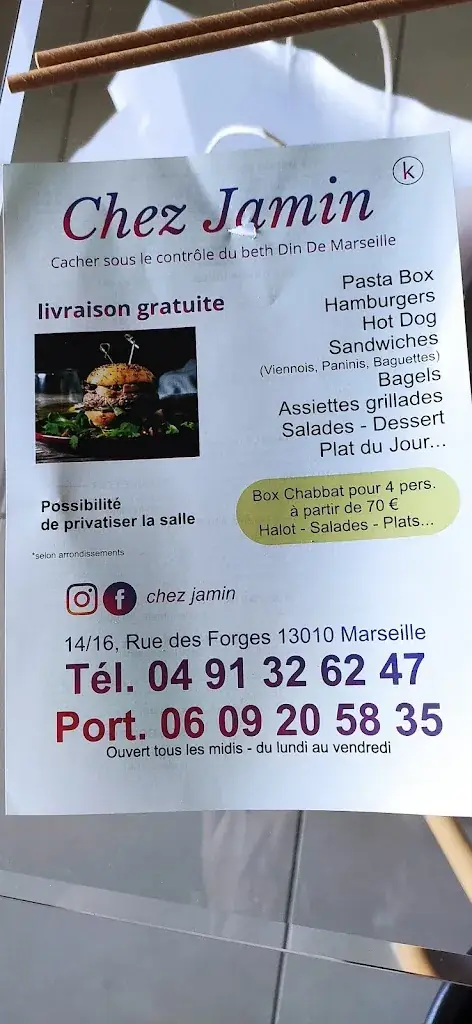 Menu_Chez Jamin - Cacher_Marseille_image_1