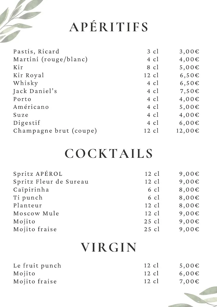 Menu_Restaurant L'oliveraie_Farlède_image_1