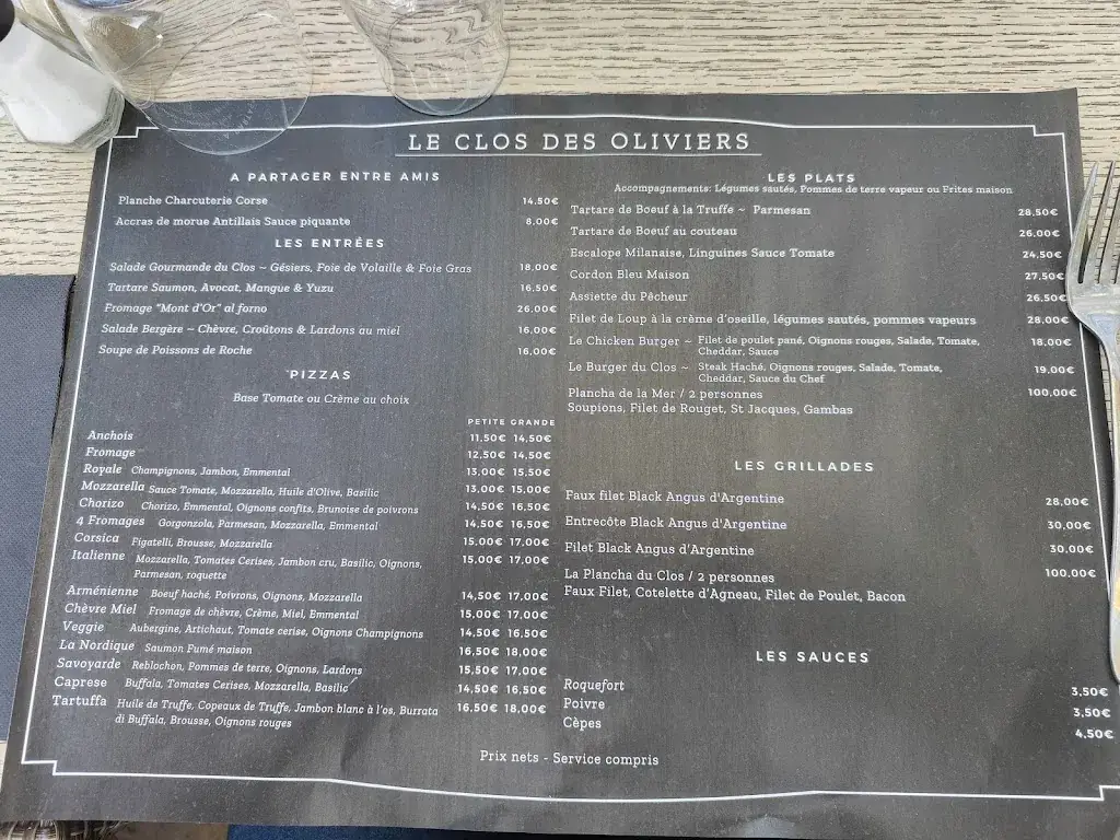 Menu_Le Clos des Oliviers, au Baïsses_Lançon-Provence_image_2
