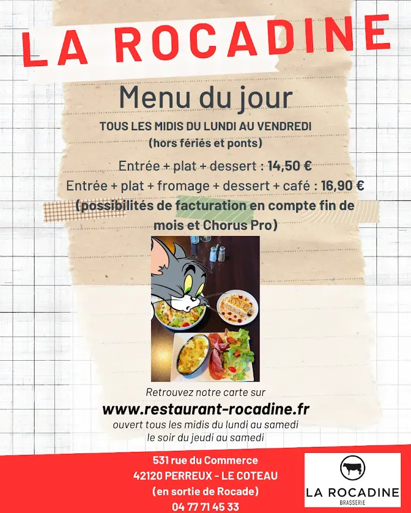 Menu_Brasserie La Rocadine_Perreux_image_1