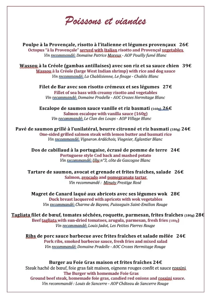 Menu_Restaurant Perla Gourmet_Villeneuve-Loubet_image_1