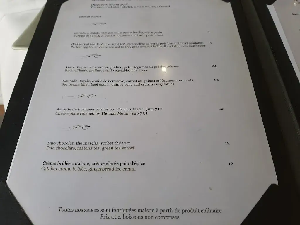 Menu_L'Ambroisy - Restaurant Vence_Vence_imagen_3