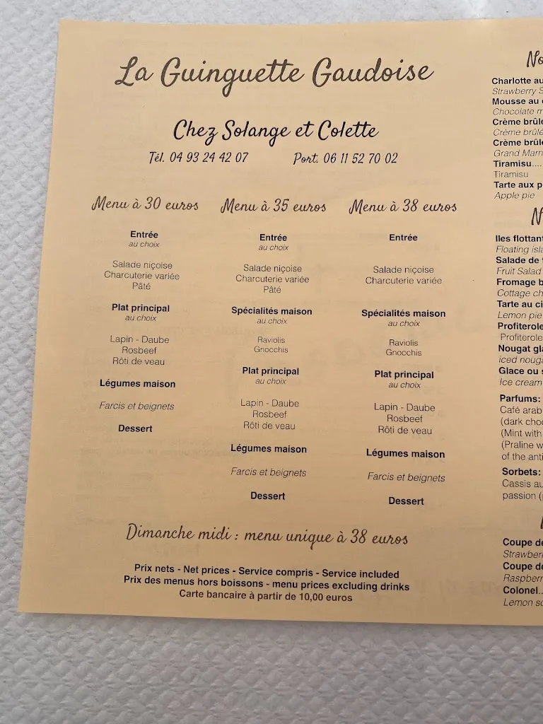 Menu_La Guinguette Gaudoise_Gaude_image_4