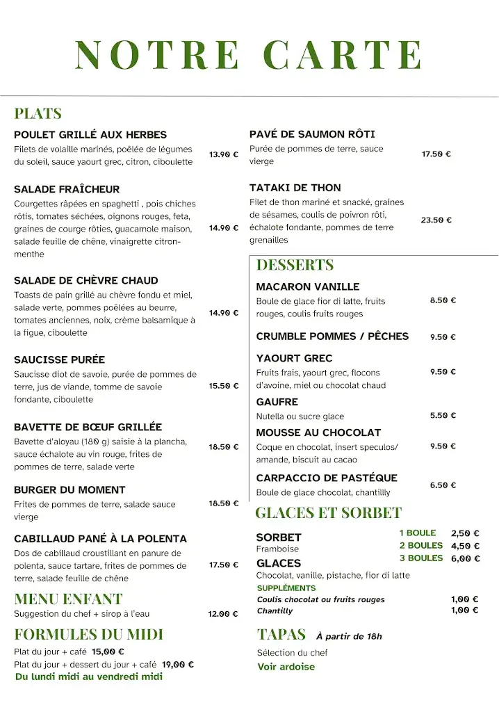 Menu_Le Comptoir de la Joliette_Marseille_image_1