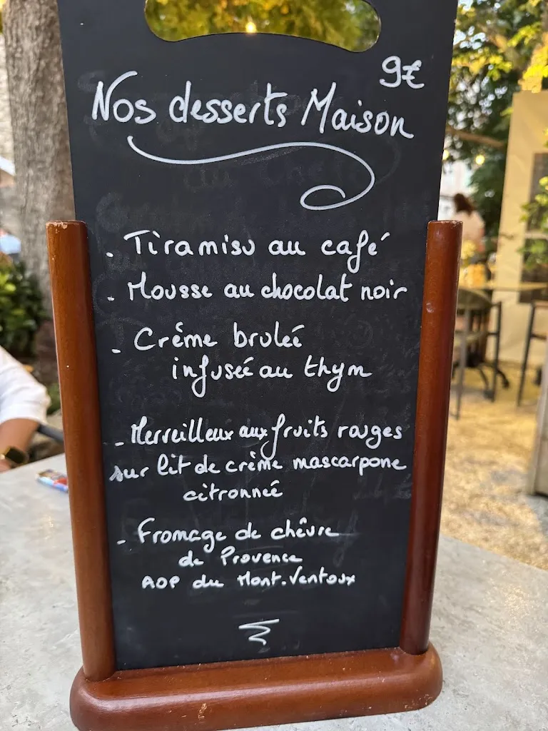 Menu_La cabane_Garde-Freinet_immagine_1
